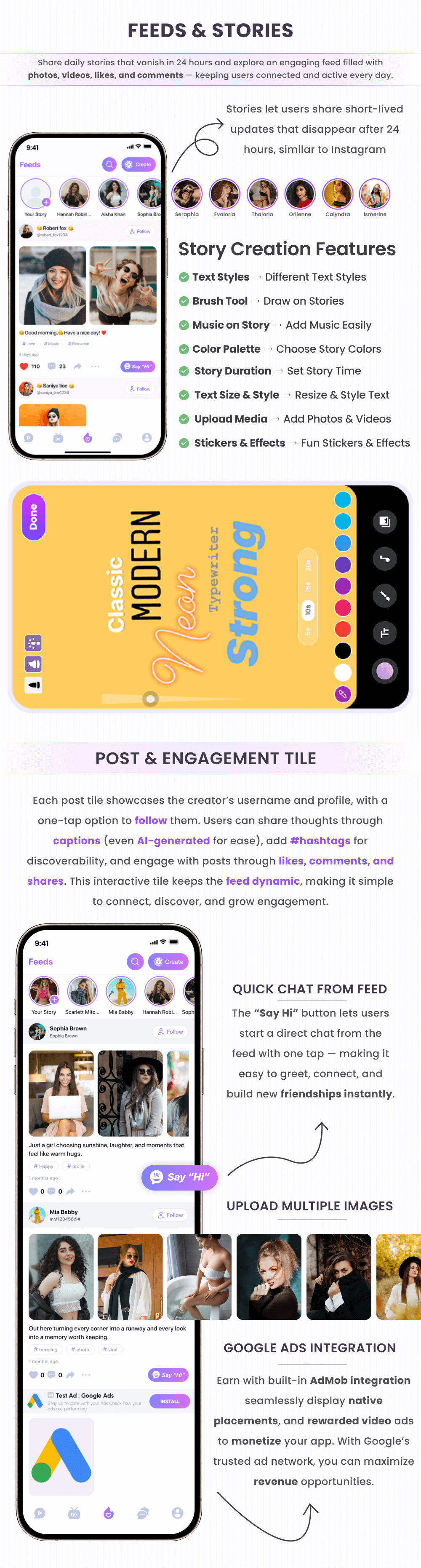 Shortie - Short video & Live streaming app with admin panel | Android, iOS & Web | Tiktok Clone